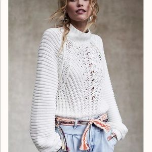 Free people sweetheart sweater size small